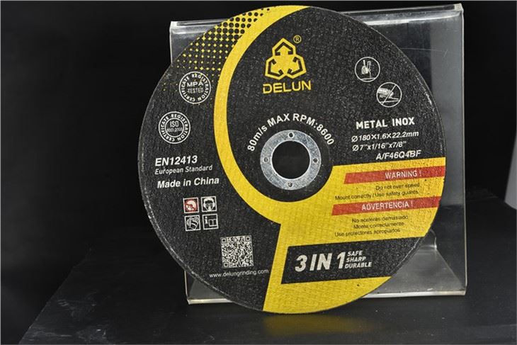 cutting disc front side