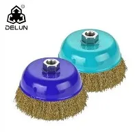 4 Zoll gewellter Stahlbürstendraht M14